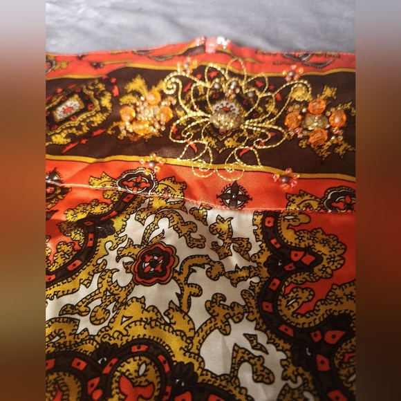 Marciano 100% silk skirt. Size 4 - Picture 4 of 9